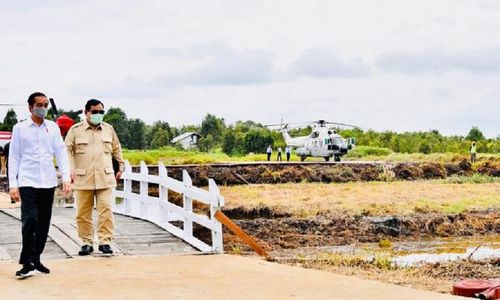 <p>Presiden Joko Widodo menunjuk Menteri Pertahanan Prabowo Subianto untuk memimpin program food estate / Foto: Biro Pers Setpres</p>
