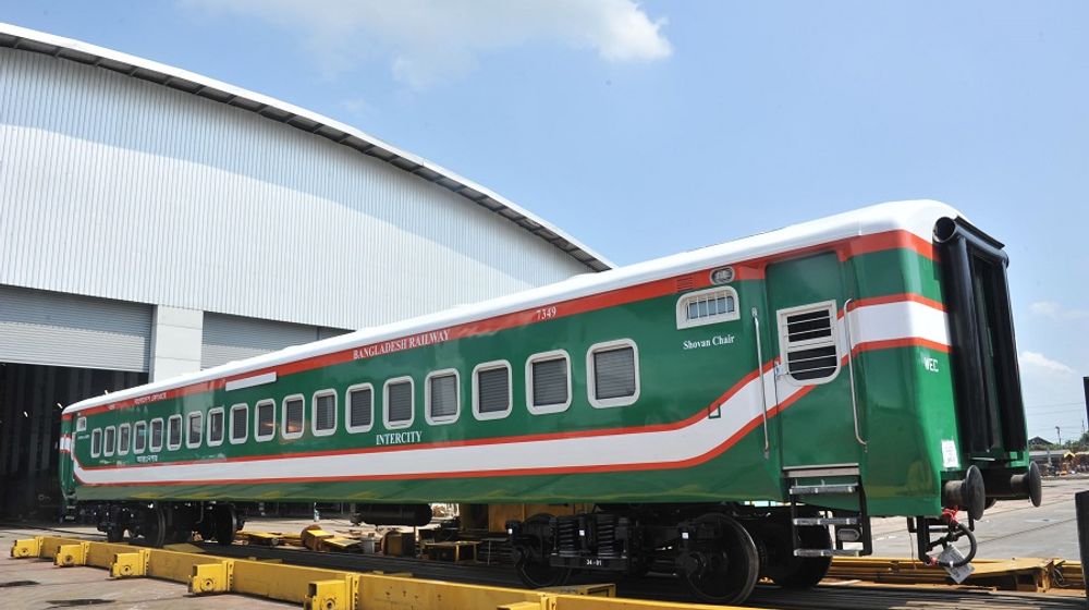 <p>Ekspor gerbong kereta api penumpang buatan BUMN INKA ke Bangladesh / Inka.co.id</p>
