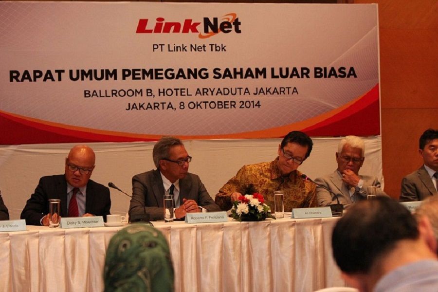 <p>Kerja sama sewa tiang antara PT Link Net Tbk (LINK) dengan anak usaha PT PLN (Persero), PT Indonesia Comnets Plus (ICON+) berlanjut / Dok. Perseroan</p>
