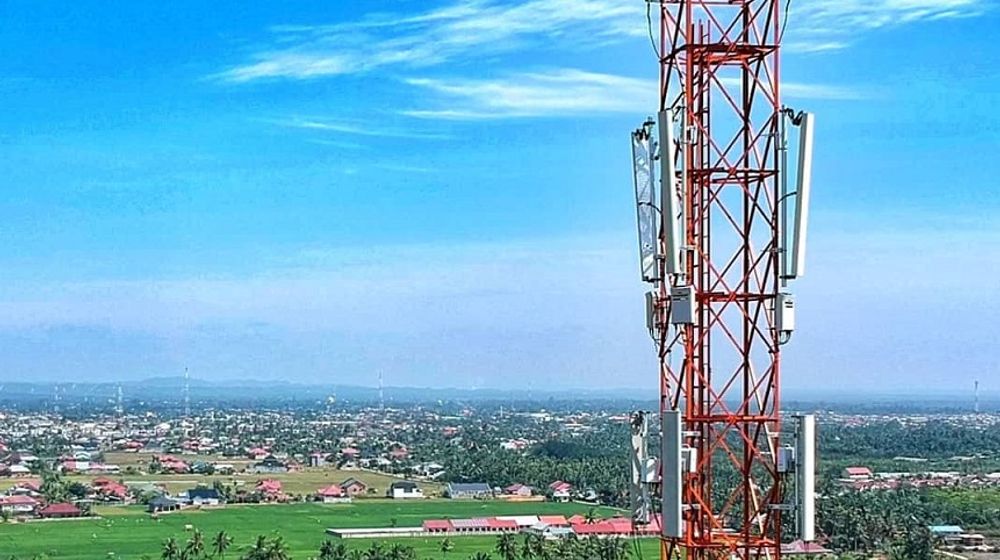<p>Ilustrasi menara Base Transceiver Station (BTS) PT Dayamitra Telekomunikasi (Mitratel) / Facebook @Mitratel</p>

