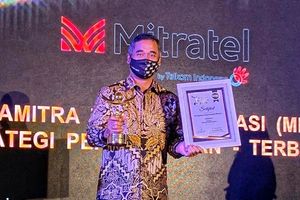 <p>Direktur Utama PT Dayamitra Telekomunikasi (Mitratel) Herlan Wijanarko / Facebook @Mitratel</p>
