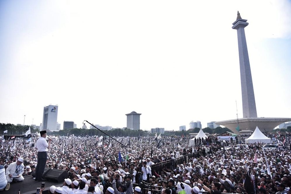 Monumen Nasional di Jakarta.