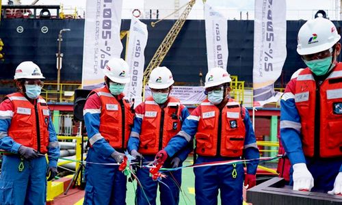 <p>Pertamina mengekspor perdana biosolar High Speed Diesel (HSD) 50 PPM Sulphur ke Malaysia / Dok. Pertamina</p>
