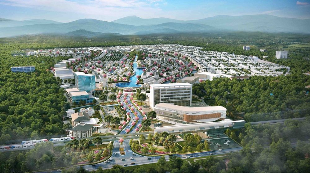 <p>Kawasan residensial rumah tapak mewah Podomoro Park Bandung milik PT Agung Podomoro Park Tbk (APLN) / Podomoropark.com</p>
