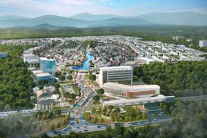 <p>Kawasan residensial rumah tapak mewah Podomoro Park Bandung milik PT Agung Podomoro Park Tbk (APLN) / Podomoropark.com</p>