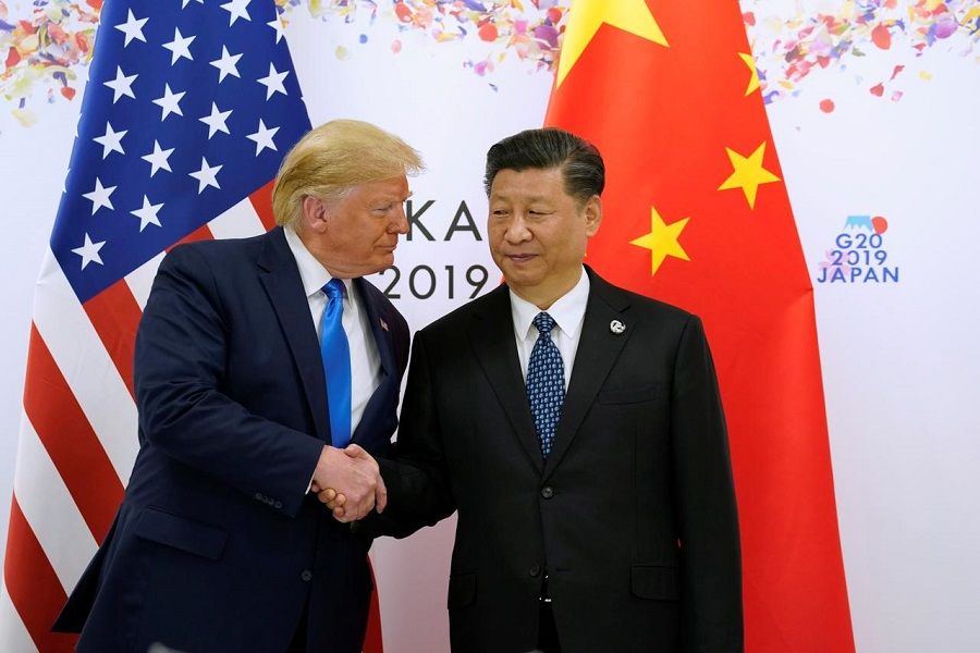 <p>Presiden AS Donald Trump dan Presiden China Xi Jinping / Reuters</p>
