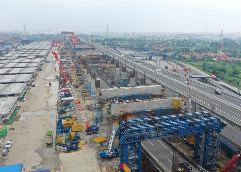 <p>Proyek pembangunan infrastruktur Kereta Api Cepat Jakarta Bandung / Kcic.co.id</p>
