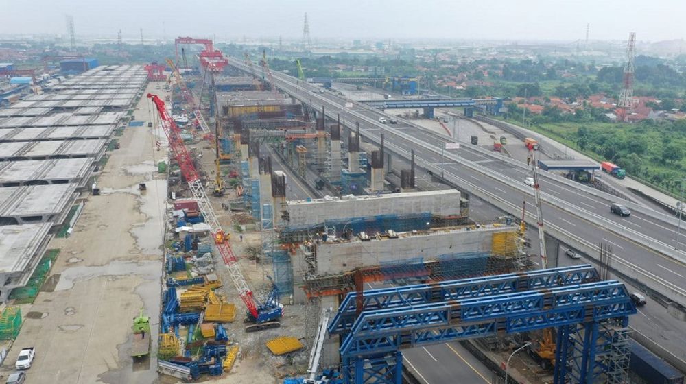 <p>Proyek pembangunan infrastruktur Kereta Api Cepat Jakarta Bandung / Kcic.co.id</p>