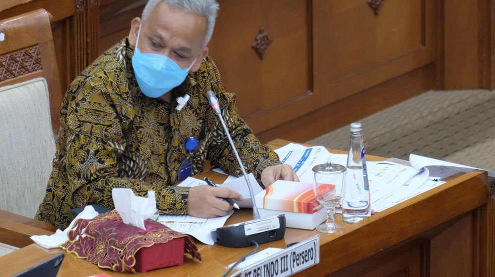 <p>Direktur Utama Pelindo III, Saefudin Noer mengikuti rapat dengar pendapat dengan Komisi VI DPR di komplek Parlemen, Senayan, Jakarta, Rabu, 9 September 2020. Rapat dengar pendapat dengan direktur utama ini membahas penyertaan modal negara Tahun 2021. Foto: Ismail Pohan/TrenAsia</p>
