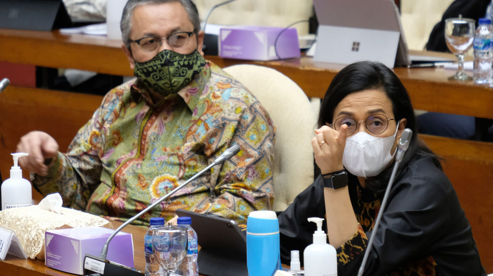 <p>Menteri Keuangan, Sri Mulyani (kanan)  Foto: Ismail Pohan/TrenAsia</p>
