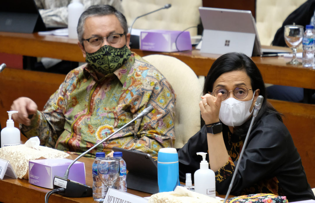 <p>Menteri Keuangan, Sri Mulyani (kanan)  Foto: Ismail Pohan/TrenAsia</p>
