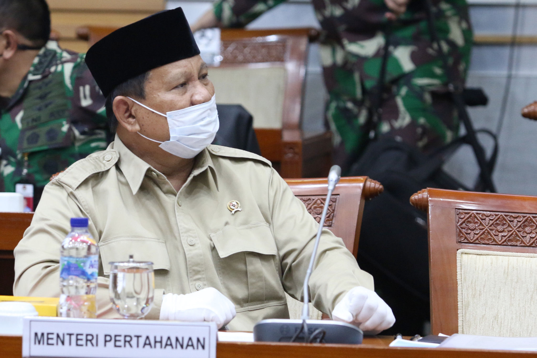 <p>Menhan Prabowo Subianto / Foto: Ismail Pohan/TrenAsia</p>
