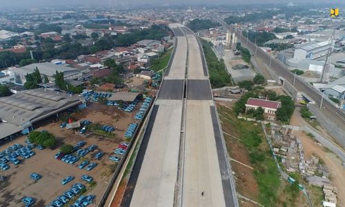<p>Pembangunan Tol Cengkareng-Batuceper-Kunciran. / Dok. Kementerian PUPR</p>
