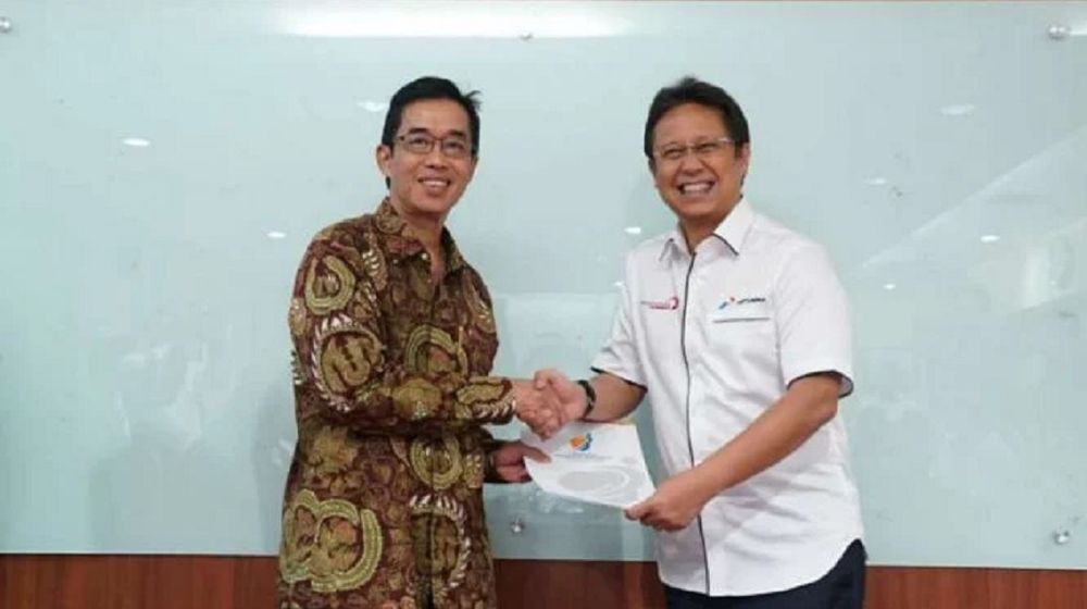 <p>Dirut PLN Zulkifli Zaini dan Wamen BUMN Budi Gunadi Sadikin / Dok. Kementerian BUMN</p>
