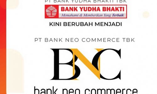 <p>PT Bank Yudha Bhakti Tbk. (BBYB) resmi mengumumkan perubahan nama dan logo perusahaan menjadi PT Bank Neo Commerce Tbk. atau Bank Neo Commerce. / Perseroan</p>
