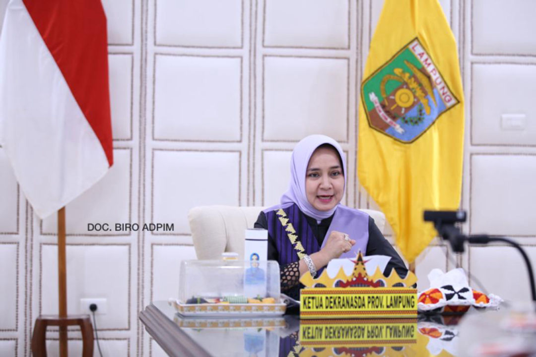 Ketua Dekranasda Lampung Riana Sari Arinal. (Adpim Pemprov Lampung)
