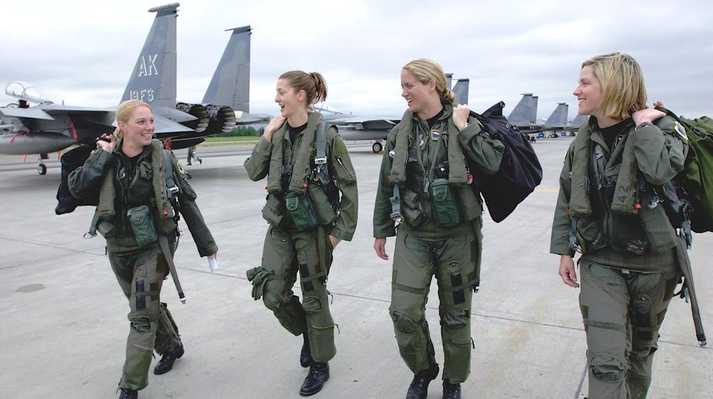 <p>Pilot wanita Angkatan Udara Amerika/Foto:USAF</p>
