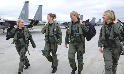 <p>Pilot wanita Angkatan Udara Amerika/Foto:USAF</p>