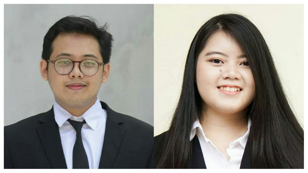 Andhika dan Teresia, dua mahasiswa FH UNS berprestasi