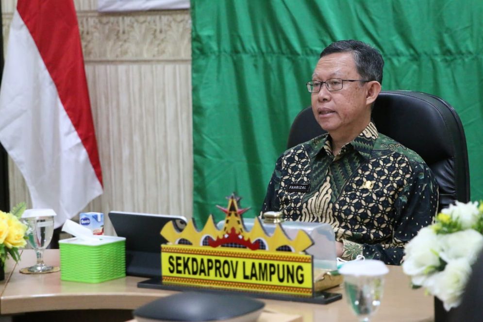 Sekdaprov Lampung Fahrizal Darminto.