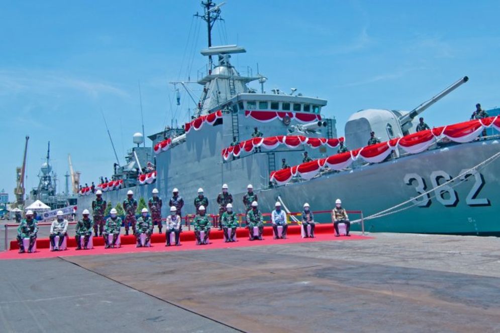 Kapal Perang Republik Indonesia atau KRI Malahayati-362. Rencananya kapal itu diproyeksikan memperkuat jajaran Komando Armada (Koarmada) 3 di Sorong, Papua.
