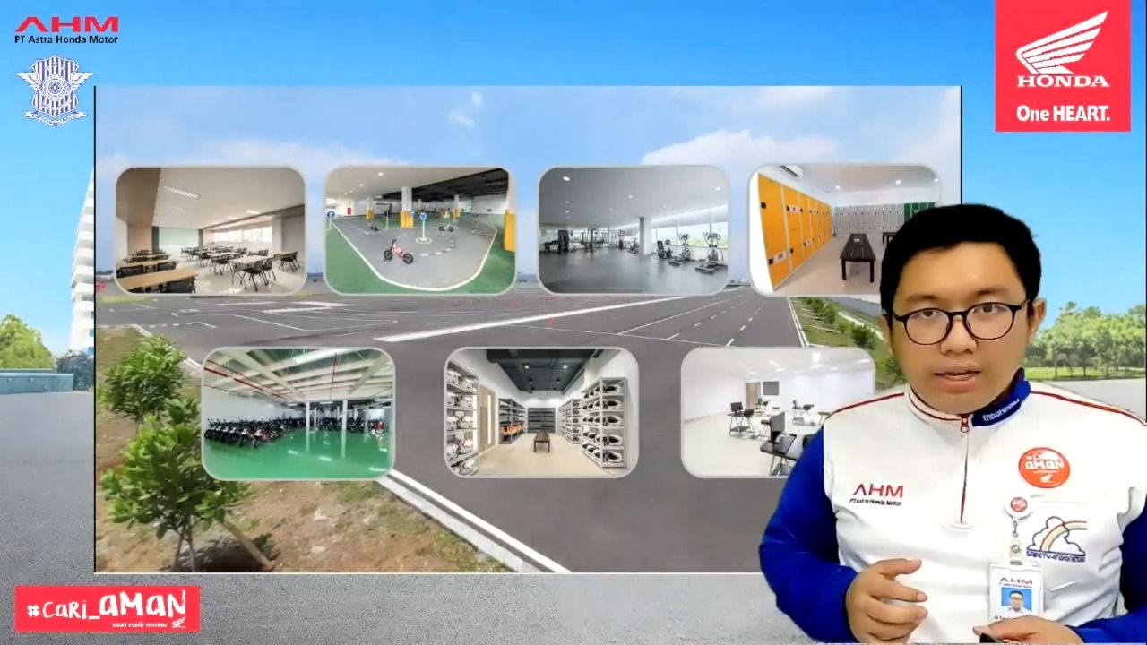 Edukasi safety riding secara virtual