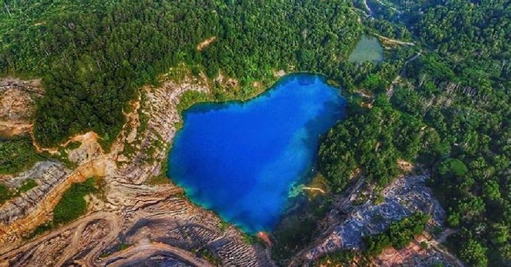 Destinasi Cantik Bekas Pertambangan/Foto: Instagram