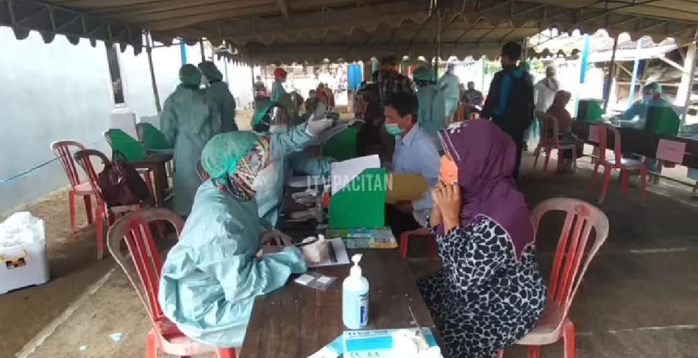 Swab Masal Masyarakat Dusun Bengkal Desa Tanjungsari Pacitan