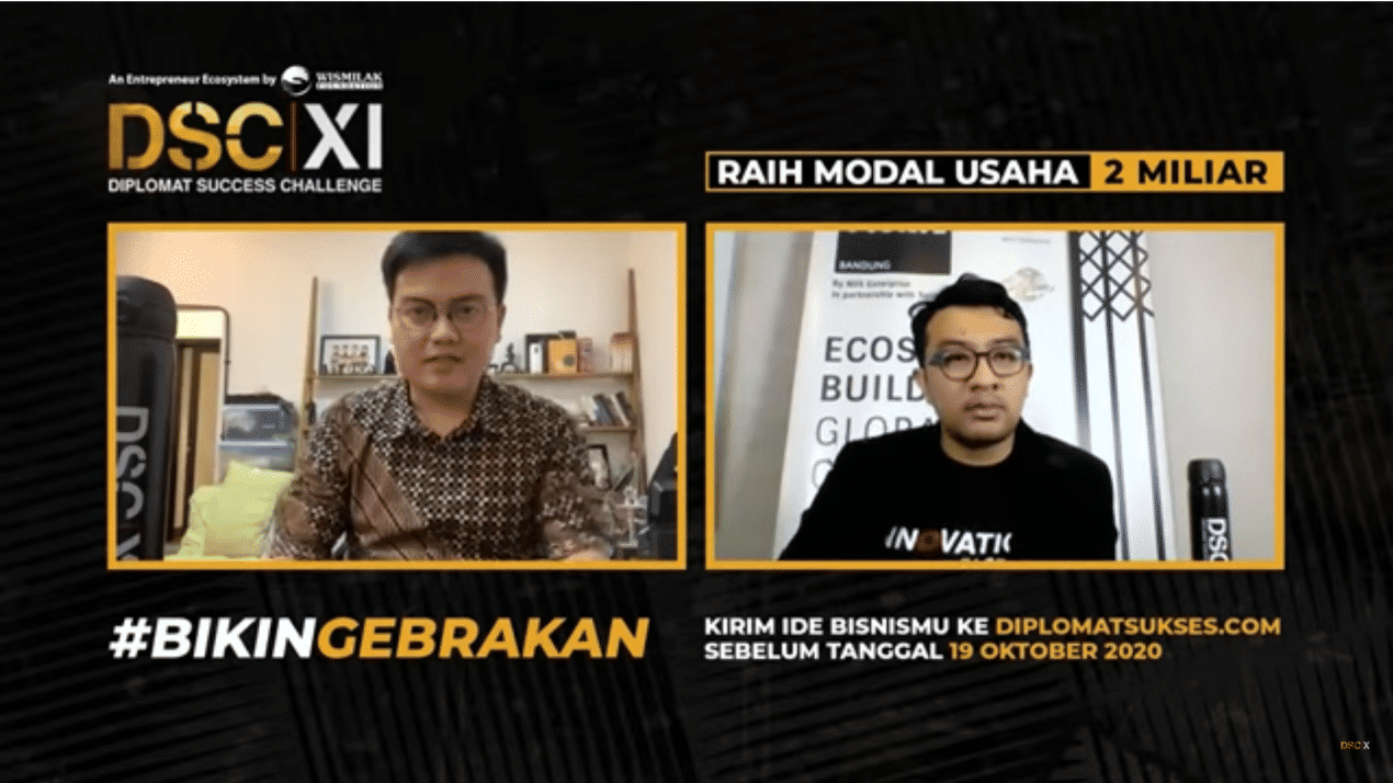 Suasana webinar DSC XI