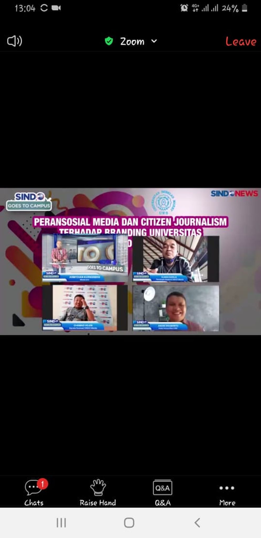 Sindo Goes to Campu`s (SGtC), 