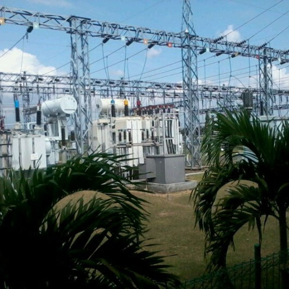 Gardu Induk PLN di Nganjuk, Jawa Timur