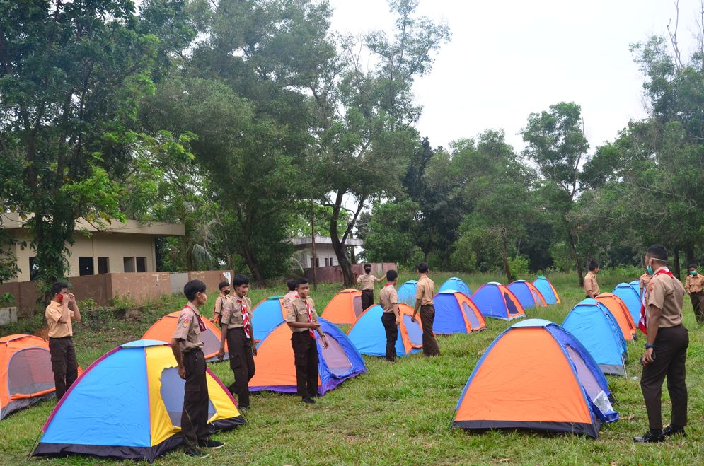 Suasana perkemahan