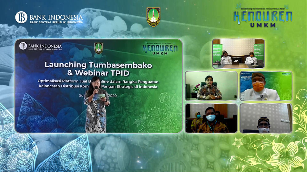 Launching tumbasembako dan MoU antara wakota dengan PT Grab