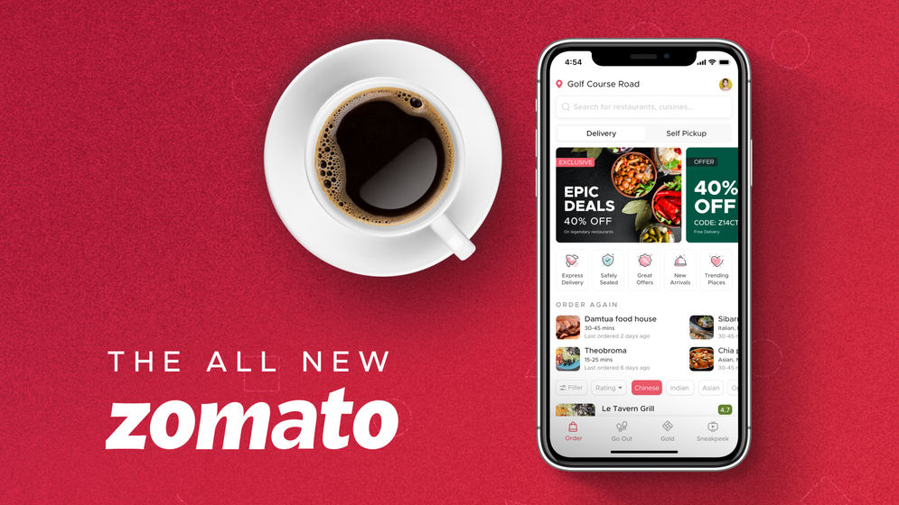 Aplikasi Zomato