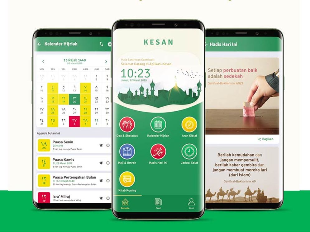 Ilustrasi Aplikasi Kesan.