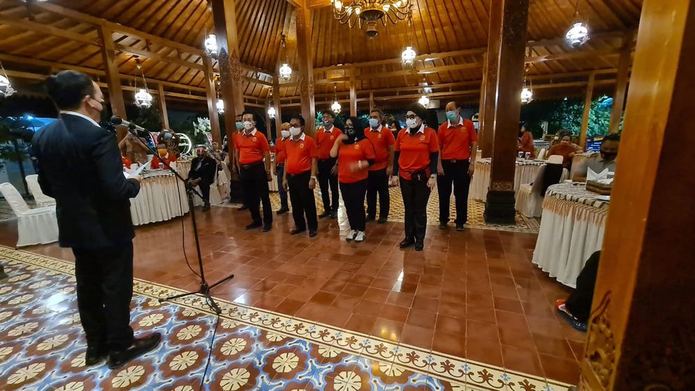 Pelantikan pengurus PGI Solo di Loji Gandrung Solo