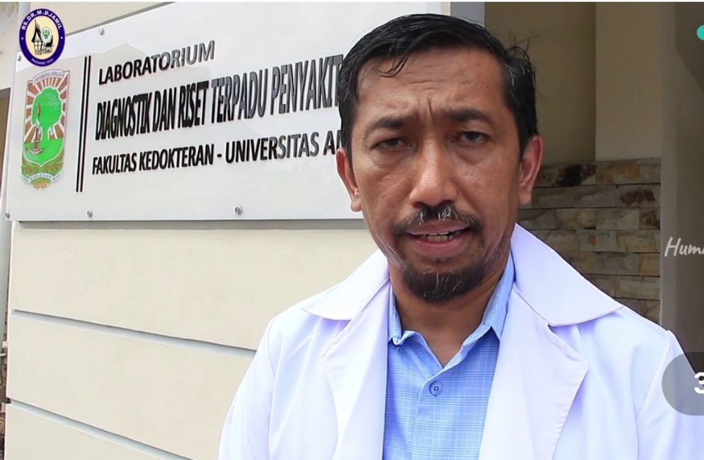 Kepala Laboratorium Pusat Diagnostik dan Riset Penyakit Infeksi Universitas Andalas, Padang Dr.dr. Andani Eka Putra, M.Sc/Foto: ist