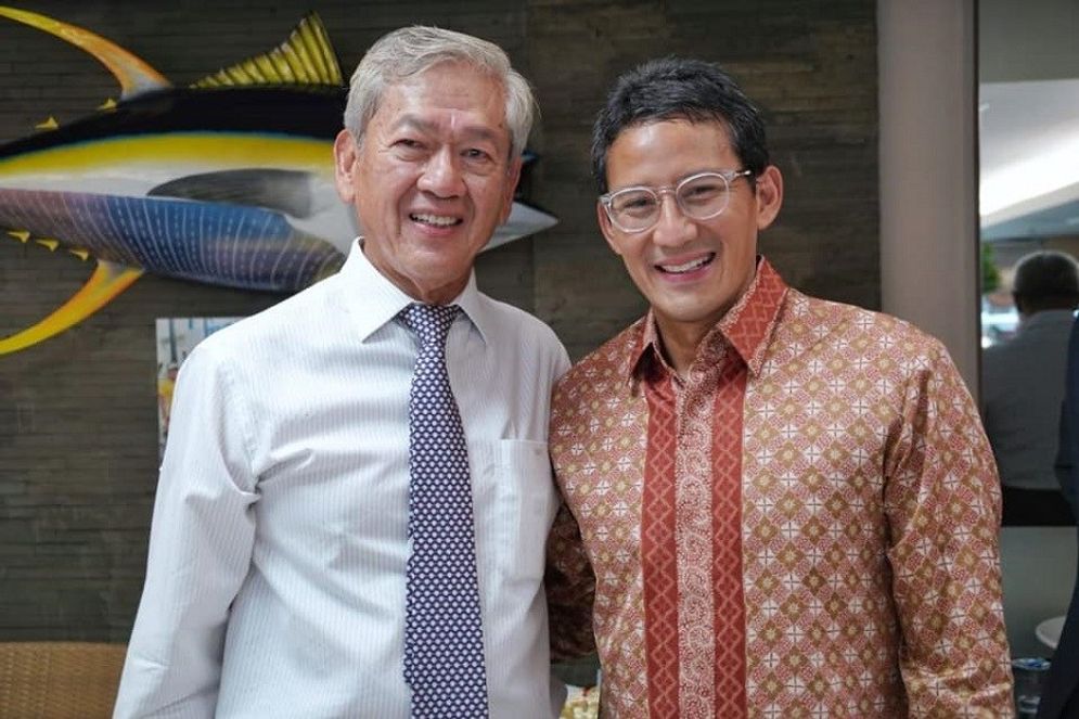 Konglomerat Edwin Soeryadjaya dan Sandiaga Salahuddin Uno sebagai pemilik perusahaan investasi PT Saratoga Investama Sedaya Tbk (SRTG) / Facebook @SandiSUno