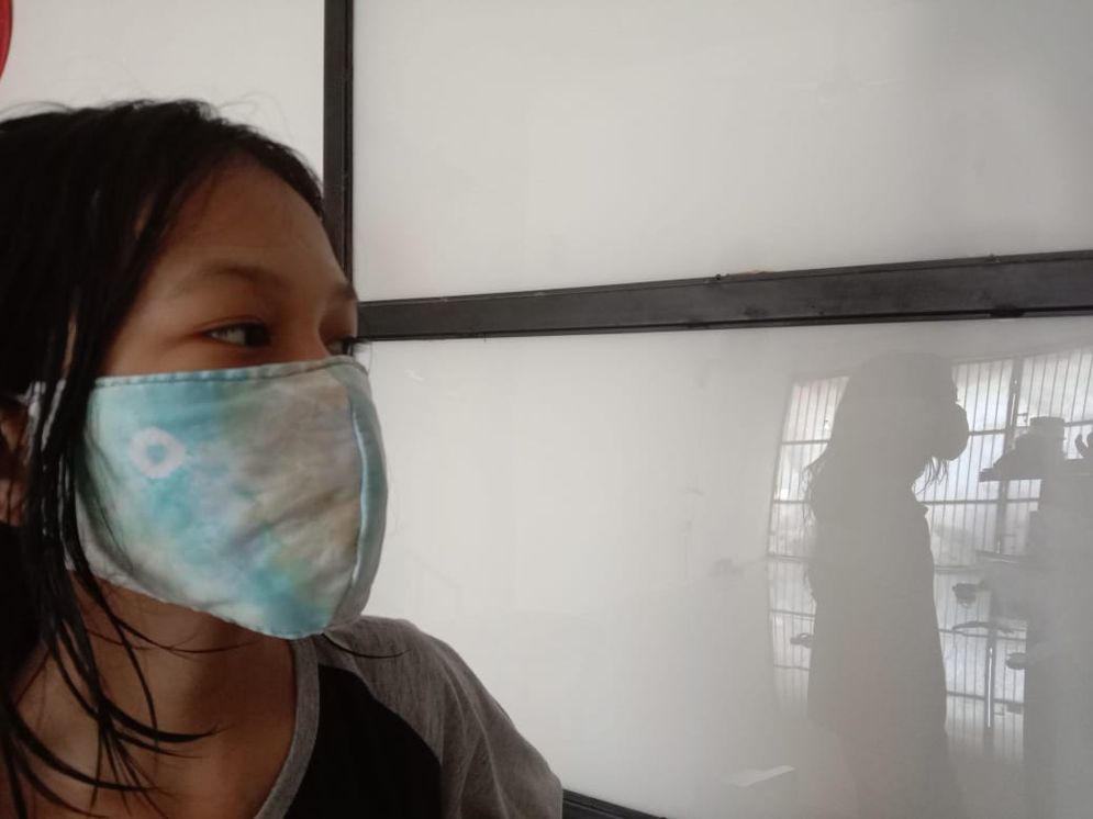 Pengguna masker kain