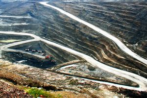 <p>Tambang batu bara PT Arutmin Indonesia, anak usaha PT Bumi Resources Tbk / Bumiresources.com</p>