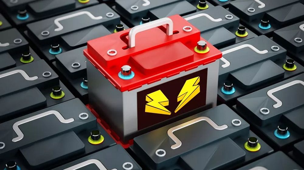 <p>Ilustrasi baterai listrik kendaraan mobil / Pixabay</p>