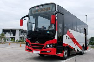 <p>Bus listrik E-INOBUS merupakan kerja sama PT INKA (Persero) dengan Tron-E dari Taiwan dan Piala Mas dari Malang / Dok. INKA</p>
