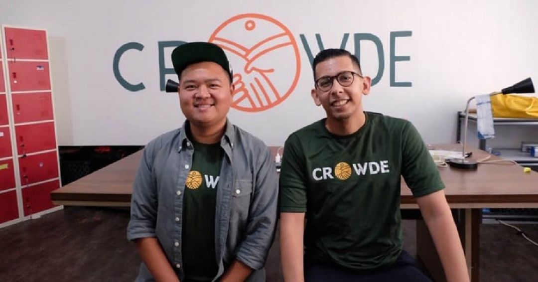 <p>Pendiri fintech P2P lending khusus petani, PT Crowde Membangun Bangsa, Yohanes Sugihtononugroho dan M Risyad Ganis / Dok. Mandiri Capital</p>
