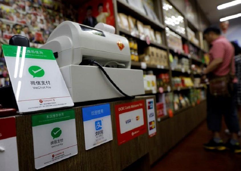 <p>Dompet digital WeChat Pay dan Alipay asal China / Reuters</p>
