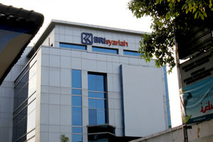 <p>Kantor BRI Syariah, Jakarta. Foto: Panji Asmoro/TrenAsia</p>
