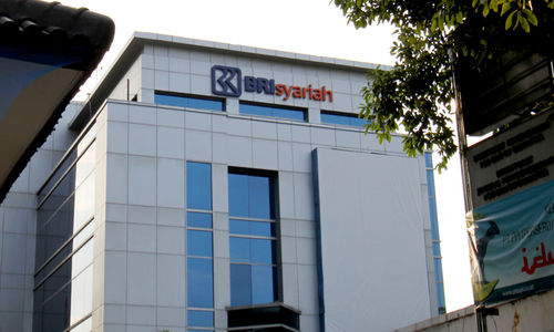 <p>Kantor BRI Syariah, Jakarta. Foto: Panji Asmoro/TrenAsia</p>
