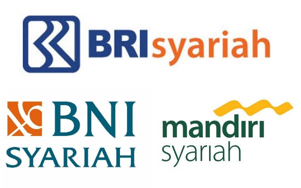 <p>Ilustrasi logo bank-bank syariah BUMN yang bakal merger yakni PT BRI Syariah Tbk, PT Bank Syariah Mandiri, dan PT BNI Syariah / Repro</p>
