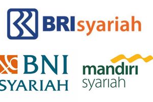 <p>Ilustrasi logo bank-bank syariah BUMN yang bakal merger yakni PT BRI Syariah Tbk, PT Bank Syariah Mandiri, dan PT BNI Syariah / Repro</p>
