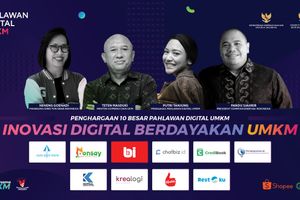 <p>Inovasi Digital Berdayakan UMKM. Sumber: Setkab.</p>
