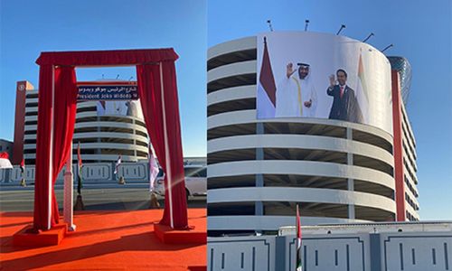 <p>Uni Emirat Arab (UEA) meresmikan Jalan “Presiden Joko Widodo” oleh Chairman Abu Dhabi Executive Office, Sheikh Khalid bin Mohammed bin Zayed Al Nahyan, di Abu Dhabi, Uni Emirat Arab, Senin, 19 Oktober 2020 / Dok. Kominfo</p>
